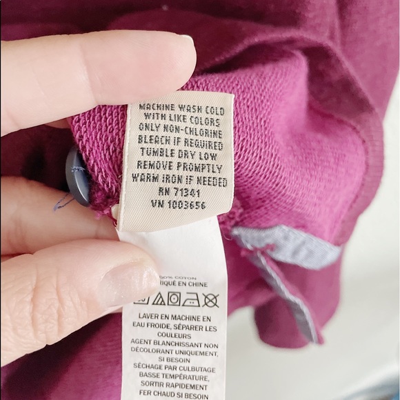 LL BEAN || Soft Cotton Rugby, Hoodie Pullover - Picture 9 of 9
